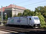 185 562 der ITL BLG Logistics am 2.08.2011 abgestellt in Karlsruhe-Grnwinkel