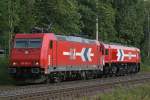 HGK 185 582 + HGK Class66 am 10.8.11 in Ratingen-Lintorf
