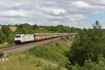 185 637 mit einem ARS-Altmann am 09.07.2012 unterwegs bei Laaber.