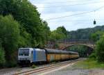 185 690 mit einem ARS-Altmann am 21.06.2011 unterwegs bei Mhren.