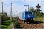 185 519-6 -ITL- Kesselzug nach Stendell.  Stralsund am 02.09.12 