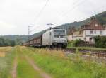 185 690-5 mit ARS-Autotransportzug in Fahrtrichtung Norden.