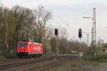 185 584 fuhr am 28.3.14 Lz durch Ratingen-Lintorf.