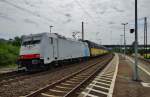 185 636-8 mit einen Altmannzug Richtung Norden am 16.07.14 in Retzbach-Zellingen unterwegs.
