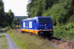 185 409-9 Raildox bei Seehof am 21.08.2014.