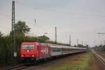 HGK 185 605 am 6.10.13 mit einem Sonderzug in Düsseldorf-Angermund.