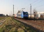 185 510-5 zu sehen am 08.04.15 in Gersthofen.