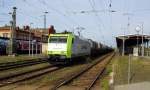 Am 11.05.2015 kam die 185-CL007   von der CAPTRAIN aus Richtung Magdeburg nach Stendal und fuhr weiter in Richtung Salzwedel .