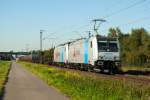 185 676-4 und 186 145-9 (kalt) in Meerbusch-Osterath am 02.10.2015