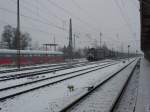 Am 05.01.2016 kam 185 572 mit einem Kesselzug aus Richtung Salzwedel nach Stendal und fuhr weiter in Richtung Magdeburg.