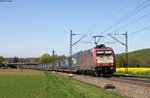 185 590-7 mit dem DGS 43719 (Genk-Novara) bei Kolmarsreute 19.4.16