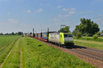 185 532 mit DGS 42921 am 28.05.2015 bei Plattling.