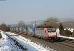 185 590-7 mit dem DGS 43711 (Genk-Novara) bei Kollmarsreute 26.1.17