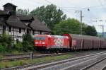 185 399-3 bei Einfahrt in den Bahnhof Kreiensen am 12.08.2011