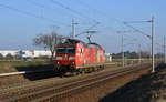185 142 rollte am 15.02.17 Lz durch Rodleben Richtung Magdeburg.