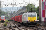 ECR 186 171-5 mit 186 167-3 durchfahren Koblenz Hbf. 4.7.2017