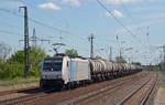 186 273 der Railpool, welche vom polnischen Koleje Śląskie Sp.z o.o.