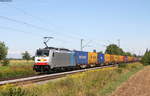 186 258-0 mit dem DGS 40045 (Zeebrugge V-Milano SM.) bei Riegel 26.8.18