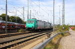 185 615-2 von Crossrail 186 108-7 von BLS und 182 571-0 von MRCE stehen in Aachen-West.