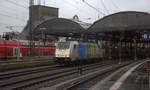 186 295-2 von Lineas/Railpool  kommt als Lokzug aus Köln-Gremberg nach Aachen-West und kommt aus