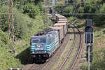 Rpool 186 292-9 in Diensten von Lineas auf der Hamm-Osterfelder Strecke in Recklinghausen-Ost 27.8.2023