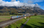 186 287 + 186 xxx mit TEC 43125 am 28.10.2023 bei Kufstein.