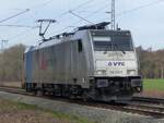 RAILPOOL 186 538 (Railtrek) Lz in Rheine=Bentlage, 03.03.2024