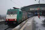 Auch am 30.1.2011 knnte die 186 135-0 mit Ihrem EN aus Kiew fotografiert werden in Berlin HBF.