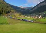 186 143 mit einem KLV am 27.09.2014 bei St. Jodok am Brenner.