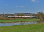 186 431 mit einem Gaskesselzug am 11.04.2016 bei Pappenheim.