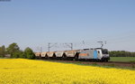 186 147-5 mit einem Getreidezug bei Woltorf 7.5.16