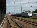 Am 10.07.2016 kam die 186 426 mit einem Kesselzug aus Richtung Magdeburg nach Stendal.