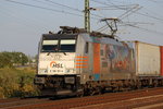 Leipzig-Stahmeln am 08.09.2016 , Fahrt der 186 181-4 in Richtung Halle