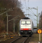 Ein Nachschuss von der 186 910 und 186 902 beide von Crossrail  fahren als Lokzug aus Aachen-West nach Krefeld und fahren durch Kohlscheid in Richtung Herzogenrath.
Aufgenommen von Bahnsteig 1 in Kohlscheid. Bei Sonnenschein am Kalten Mittag vom 2.2.2017.