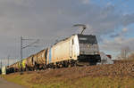 186 458-6 bei Nauheim am 24.02.2017