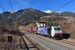 186 440 mit DGS 43139 am 25.02.2017 bei Gossensass.