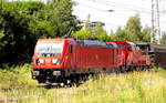 Am 15.06.2017 standen die 187 103-7 und die 261 062 in Stendal .