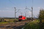 Meine erste DB 187 080 mit einem EZ durch Buttenheim Richtung Bamberg, 26.9.17