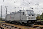 Lok 187 079-9 ist am Badischen Bahnhof abgestellt.