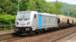 187 307-4 von Railpool mit Getreidewagen durch Niderwartha am 02.06.2018