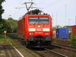 189 008-6 DB kommt als Lokzug aus Oberhausen-West nach Duisburg-Rheinhausen-Ost.
Aufgenommen vom Bahnsteig in Duisburg-Rheinhausen-Ost. 
Bei Sommerwetter am 27.7.2017. 