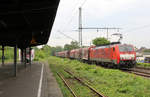 Vom Bahnsteig der Station Duisburg-Meiderich Süd wurde am 24.