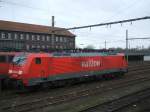 BR 189 001-1 Railion in Wanne Eickel Hbf. abgestellt.(06.12.2007)