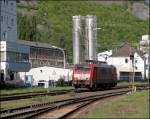 189 073 (9180 6 189 073-0 D-DB) fhrt als Tfzf aus Richtung Finnentrop komment Richtung Hagen. (08.05.2008)
