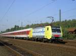 E 189 920 mit DB Autozug AZ 13313 von Villach nach Dortmund.