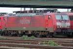 Die 189 079-7 steht abgestellt in Neuss HBF am 02.05.2009