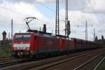 189 038 und 189 033 am 25.9.10 mit Erzzug in Duisburg-Bissingheim