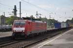 189 051 am 29.05.2010 im Bahnhof Wesel