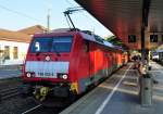 189 033-4 Doppeltraktion mit Gterzug durchfhrt den Bonner Hbf - 08.10.2010