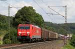 189 058-1 mit einem gemischten Gterzug bei Amstetten 28.7.11